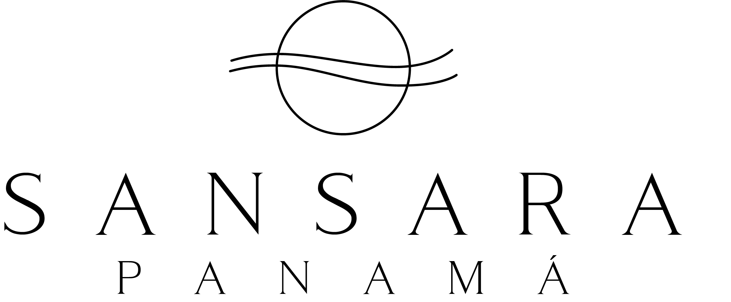 Sansara Surf & Yoga Resort logo — partner of Pineapple Shuttle in Cambutal, Panama